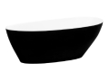Besco GOYA B&amp;W XS wolnostojąca wanna owalna 142x62 cm