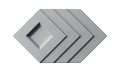 Beton architektoniczny 3D PB 21 Viva 105x60x4,5 cm VHCT