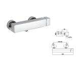 PAFFONI Level bateria prysznicowa LEC168CR