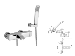 PAFFONI Level bateria wannowa  LEC023CR