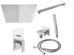 KOHLMAN Excelent  podtynkowy zestaw prysznicowy z deszczownicą 40 cm QW210HQ40