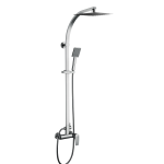 MONACO  zestaw kabinowy prysznicowy natynkowy MON-ZKPN.400C chrom połysk Blue Water