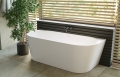 AD Naturalnie Gauli Line 180 x 75 cm wolnostojąca przyścienna wanna akrylowa w kolorze białym AWW-004-180ZP