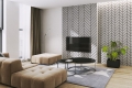 VHCT beton architektoniczny panel 3D PB 44 Vinea 118,8 x 60 x 2,5 cm