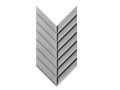 VHCT beton architektoniczny panel 3D PB 45 Ornato 118,8 x 60 x 2,5 cm