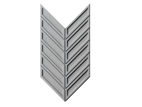 VHCT beton architektoniczny panel 3D PB 50 Contour 115,6 x 60 x 2 cm