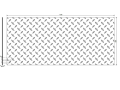 HCT beton architektoniczny panel 3D PB 54 Technic 135 x 59,8 x 1,5 cm schemat