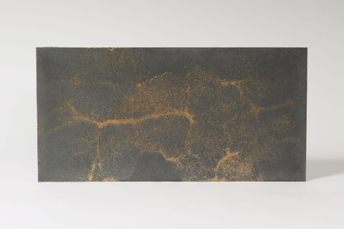 Płyta betonowa o wymiarze 120 x 60 x 1 cm średnioporowata kolor ciemny popiel z kruszywem Gold