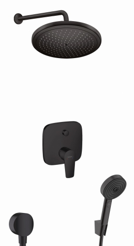 hansgrohe Talis E kompletny prysznicowy zestaw podtynkowy z deszczownicą okrągłą  Croma 280 1 jet