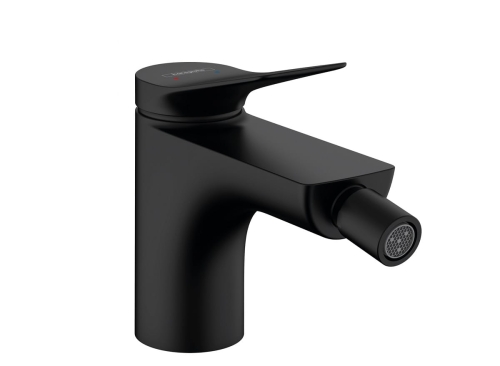 hansgrohe Vivenis bateria bidetowa z kompletem odpływowym czarny mat 75200670