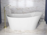 Besco Calima wolnostojąca  wanna akrylowa 170x74 cm + przelew wannowy Biały gratis + dostawa gratis !
