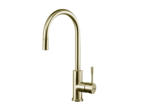 LIMA inox-złoto szampańskie bateria kuchenna Blue Water