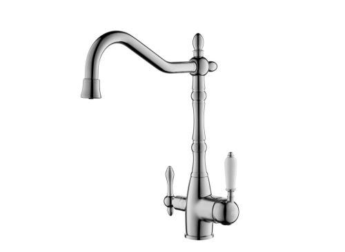 SAXO chrom bateria kuchenna z podłączeniem do wody filtrowanej Blue Water