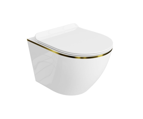 Lavita miska wisząca WC Sofi Slim Gold Line