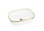 Lavita umywalka nablatowa Costa  Gold Line  46 x 32,5 x 13,5 cm