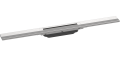 hansgrohe RainDrain Flex element zewnętrzny odpływu 1200 z możliwością przycięcia i do montażu w podłodze stal szlachetna szczotkowana