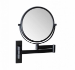 STELLA  lusterko kosmetyczne obrotowe powiększajace  x 3 czarny mat 22.01330-B