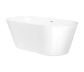 Oltens Yrsa wanna wolnostojąca 150x75 cm owalna akrylowa biała 12022000