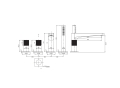 Omnires Contour bateria wannowa 4-otworowa antracyt szczotkowany CT8032AT rysunek