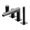Omnires Contour bateria wannowa 4-otworowa antracyt szczotkowany CT8032AT