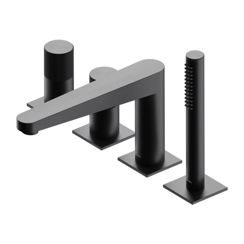 Omnires Contour bateria wannowa 4-otworowa antracyt szczotkowany CT8032AT