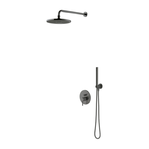 Omnires Y zestaw prysznicowy podtynkowy z deszczownicą ø 25 cm grafit SYSY35GR