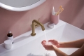 hansgrohe Tecturis S 110 Fine bateria umywalkowa CoolStart EcoSmart z kompletem odpływowym brąz szczotkowany 7332014