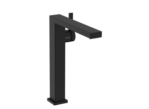 hansgrohe Tecturis E 240 Fine bateria umywalkowa CoolStart EcoSmart do umywalek nablatowych bez kompletu odpływowego czarny mat