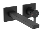 hansgrohe Tecturis E bateria umywalkowa ścienna podtynkowa czarny mat 73051670