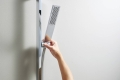 hansgrohe Pulsify E zestaw prysznicowy 100 1 jet EcoSmart z drążkiem 65 cm chrom połysk 24371000