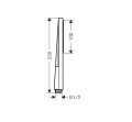 hansgrohe Pulsify E główka prysznicowa 100 1 jet EcoSmart chrom połysk 24320000 schemat