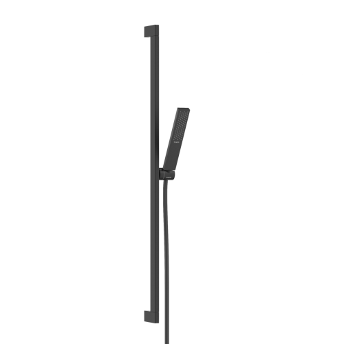 hansgrohe Pulsify E zestaw prysznicowy 100 1 jet EcoSmart z drążkiem 90 cm czarny matowy 24381670