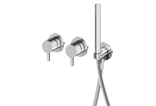 KOHLMAN Axel podtynkowa bateria wannowo-prysznicowa ścienna QW260A chrom połysk