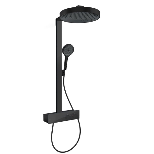 hansgrohe Rainfinity Komplet prysznicowy 360 1jet EcoSmart z termostatem ShowerTablet 350 Czarny Matowy 26853670