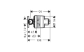 hansgrohe Zestaw podstawowy z mieszaczem do Bidetta UE 29239180 schemat