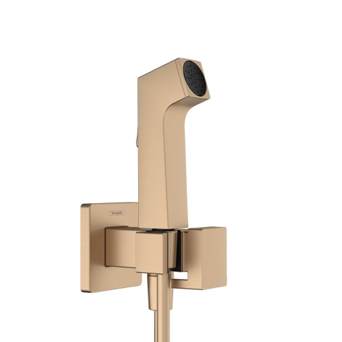 hansgrohe Główka prysznicowa Bidette 1jet S EcoSmart z mieszaczem, uchwytem i wężem prysznicowym 125 cm 29233140 Brąz Szczotkowany