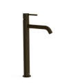 Tres Study  bateria umywalkowa  wysoka XXL czarny brąz 26230801KMB
