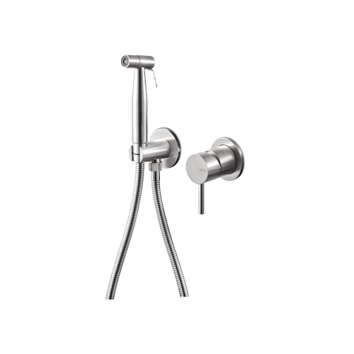 Vema Tiber Steel podtynkowa bateria bidetowa Inox stal nierdzewna V17405