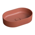 Omnires OVO M+ umywalka nablatowa 55 x 36 cm Terracotta Mat OVOUNTE