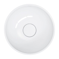 Omnires Shell M+ umywalka nablatowa Ø35 cm Biały Połysk SHELL350UNBP