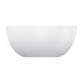 Omnires Shell M+ umywalka nablatowa Ø35 cm Biały Mat SHELL350UNBM