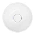 Omnires Shell M+ umywalka nablatowa Ø35 cm Biały Mat SHELL350UNBM