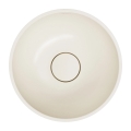 Omnires Shell M+ umywalka nablatowa Ø35 cm White Sand Mat SHELL350UNWS