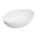 Omnires Shell M+ umywalka nablatowa 50 x 32 cm Biały Mat SHELL500UNBM