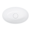 Omnires Shell M+ umywalka nablatowa 50 x 32 cm Biały Mat SHELL500UNBM