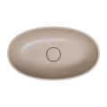 Omnires Shell M+ umywalka nablatowa 60 x 35 cm Dune Beige Mat SHELLUNDB