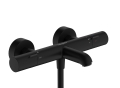 hansgrohe Ecostat Fine bateria wannowa termostatyczna Czarny Mat 13325670