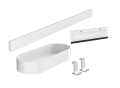 hansgrohe WallStoris zestaw akcesoriów Biały Mat 27967700