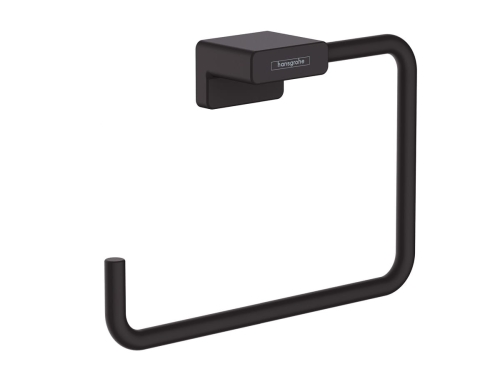 hansgrohe AddStoris Q wieszak na ręcznik Ring Czarny Mat 41754670