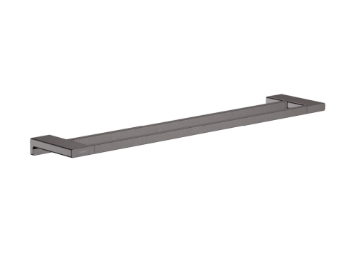 hansgrohe AddStoris Q wieszak 65 cm na ręcznik kąpielowy podwójny Czarny Chrom Szczotkowany 41743340